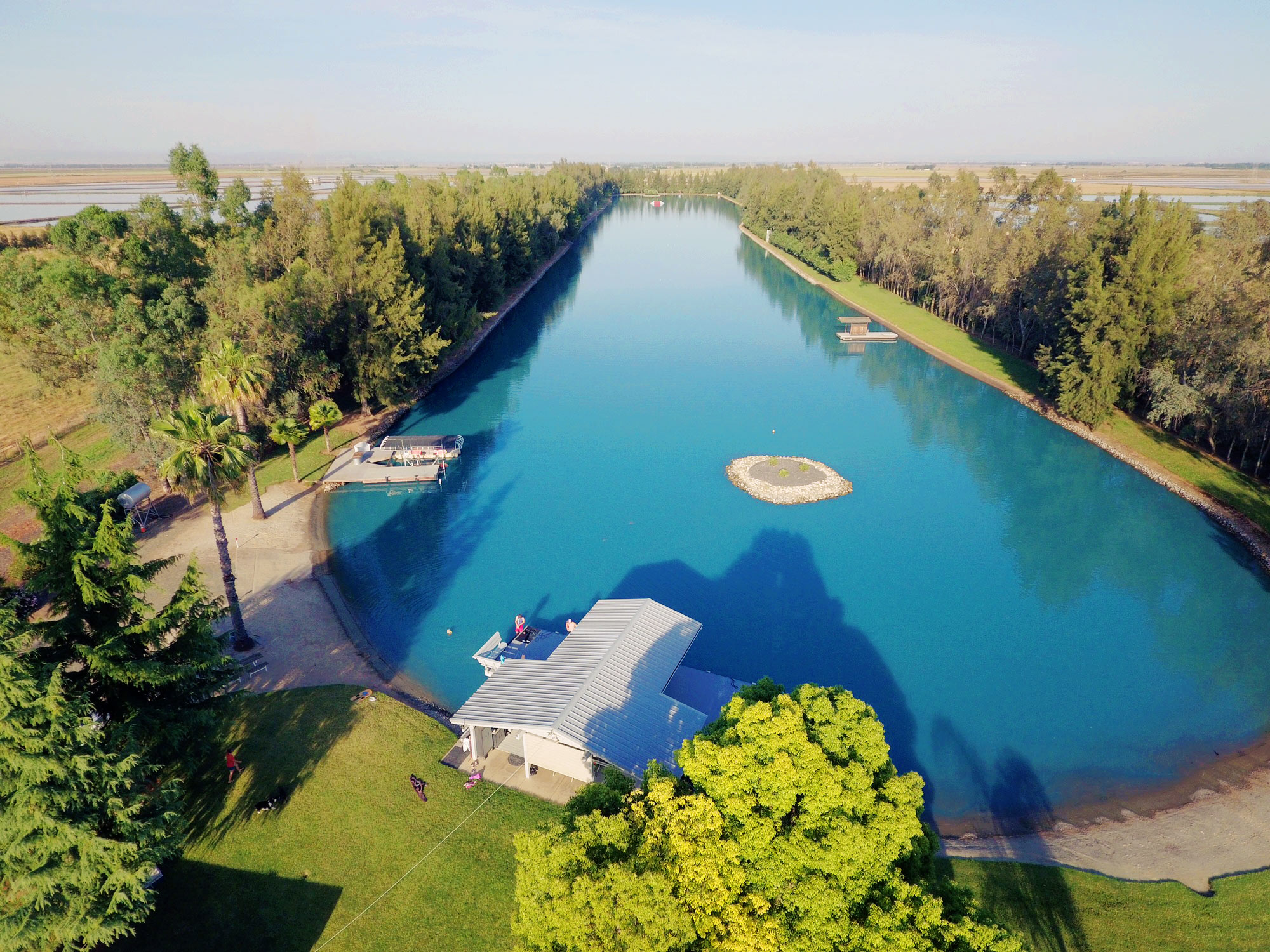 Aerial View of Liquid Zone